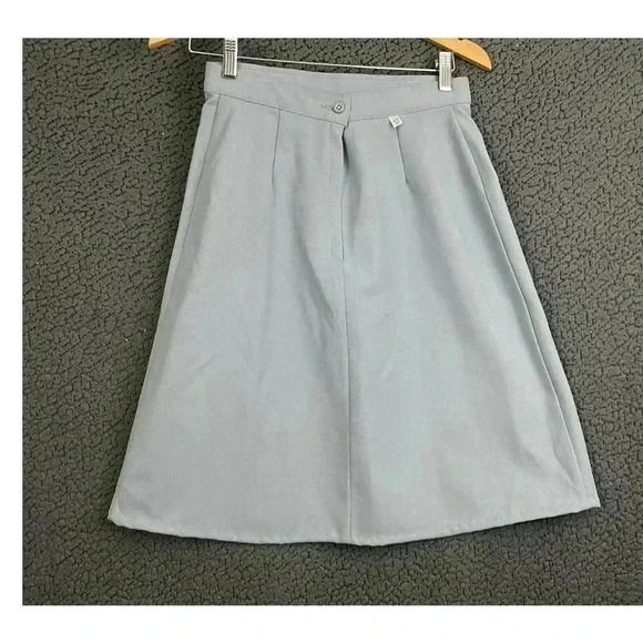 VTG Wrangler Blue A-Line Western Skirt Misses Sz 12 100% Polyester Women's 1970s - Picture 2 of 10